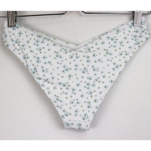 NWT WeWoreWhat Delilah Bikini Swimsuit Bottom Baby's Breath Floral Print X Small - Picture 9 of 10